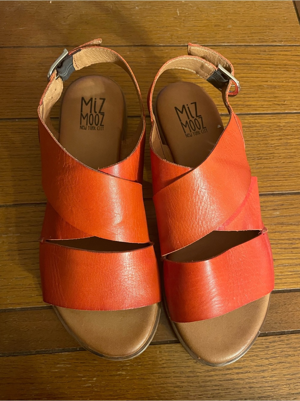 Miz Mooz Leather Ankle Strap Sandals - Denver - Size 38
